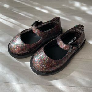 Mini MELISSA Girl's Lola Glitter Mary Jane Shoes